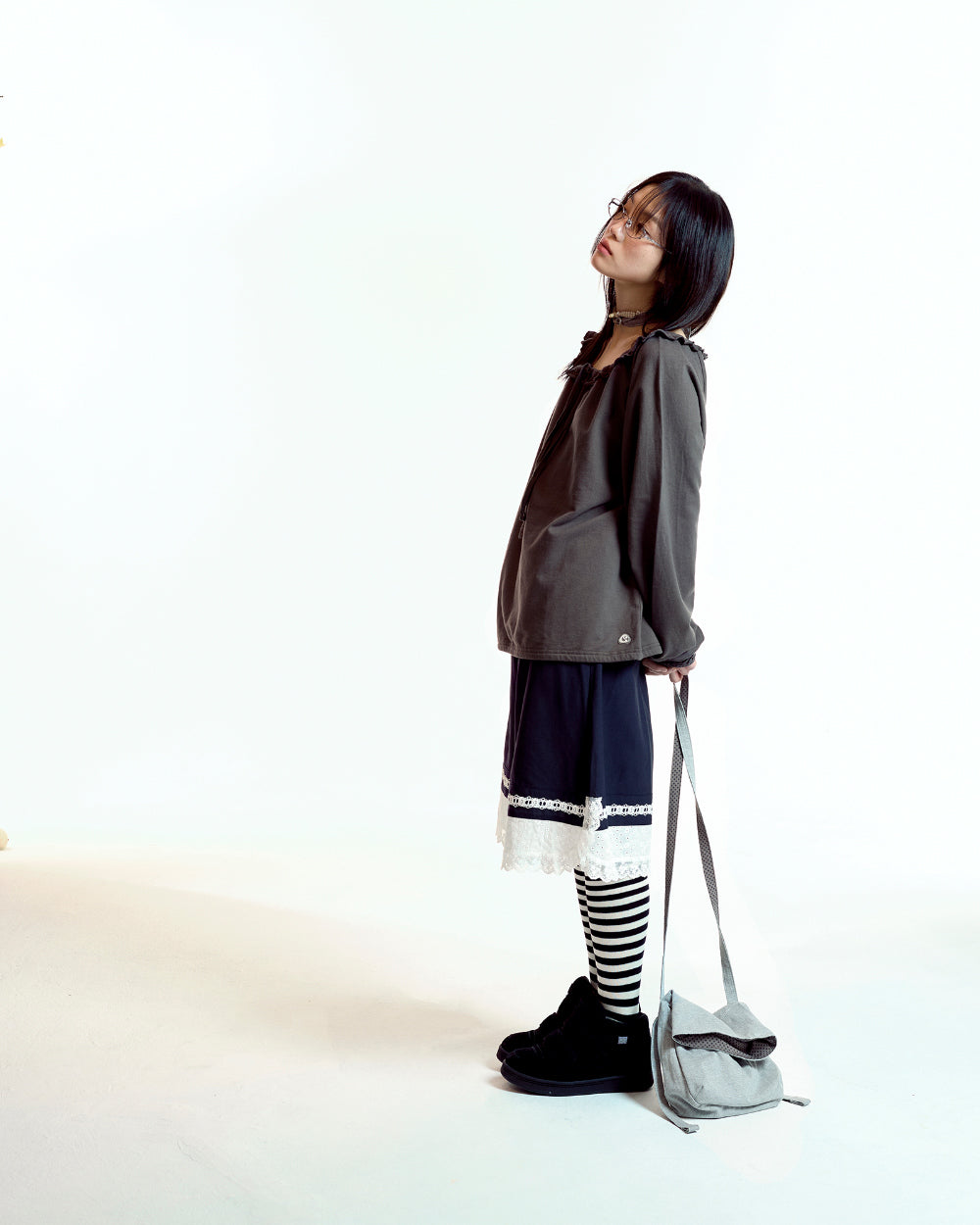 Coyseio - Drawstring Long Sleeve (Charcoal) product image 5 | TRAB K-Fashion Australia