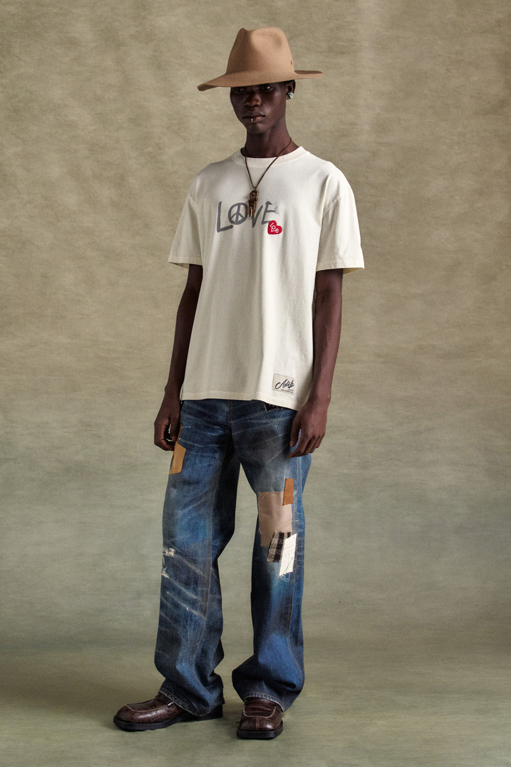 Andersson Bell - Unisex Love T-Shirt (Ecru) product image 4 | TRAB K-Fashion Australia