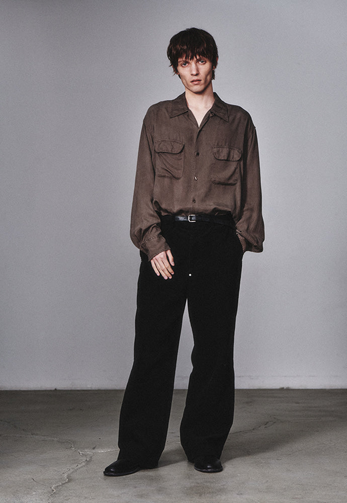 Art if acts - Vintage Wide Corduroy Pants (Black) product image 4 | TRAB K-Fashion Australia