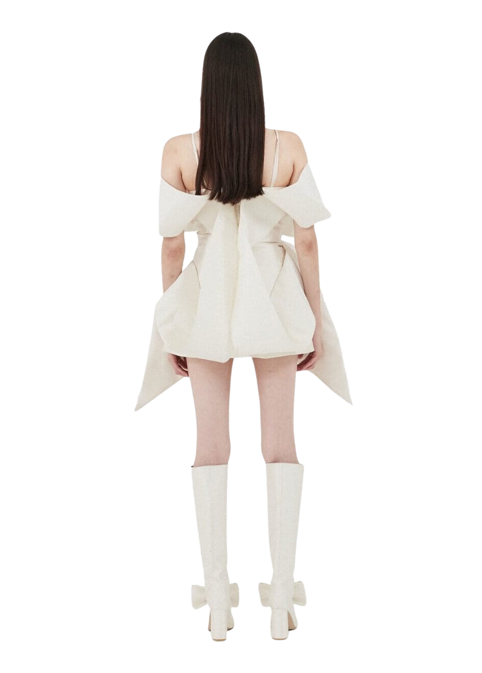 Kimhe Kim - Seraphim Mini Dress (White) product image 3 | TRAB K-Fashion Australia