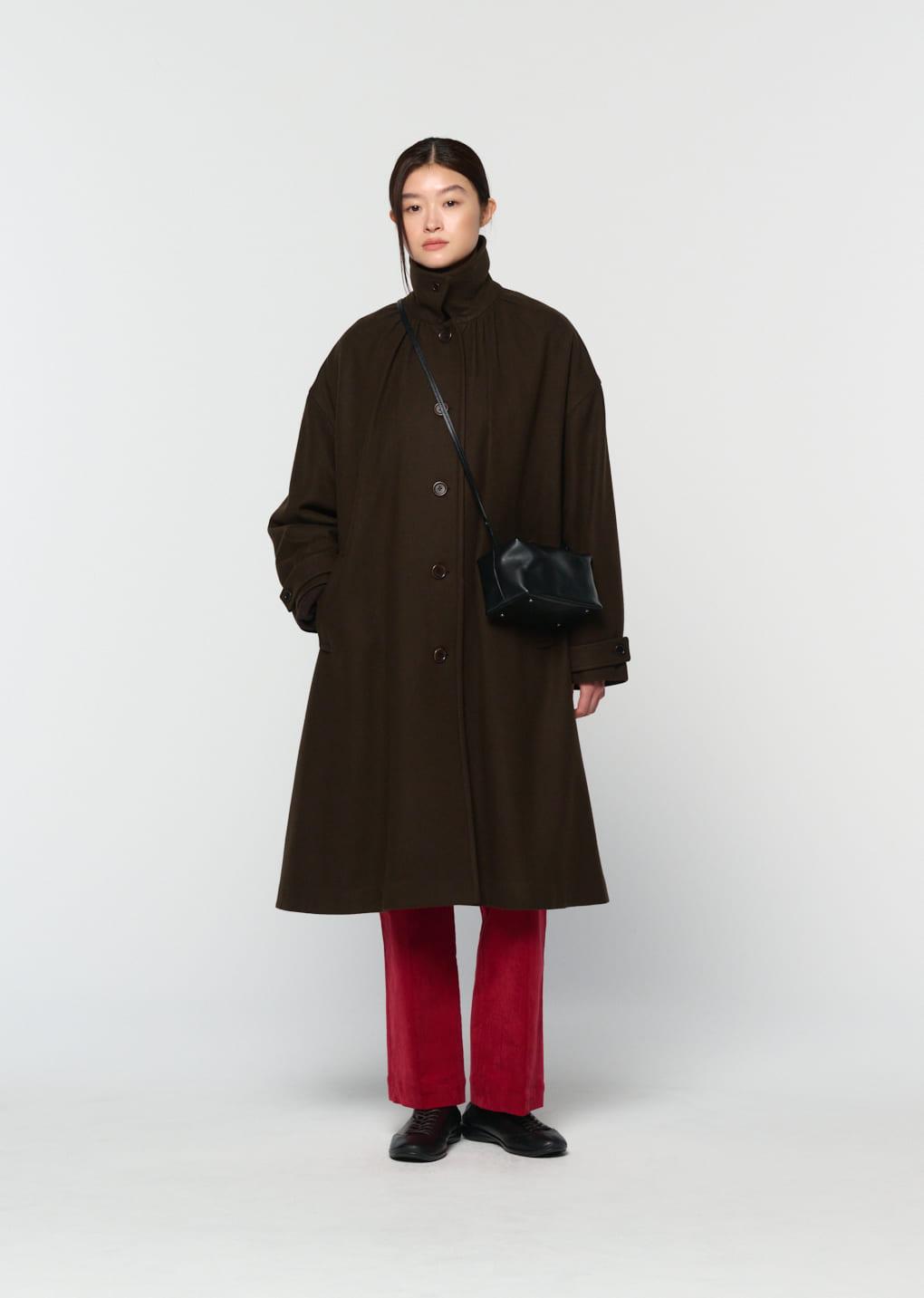 Amomento - corduroy flared pants (Red) product image 9 | TRAB K-Fashion Australia