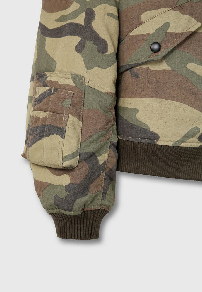 Tonywack - Camouflage Nylon Bomber (Beige/Green) product image 16 | TRAB K-Fashion Australia