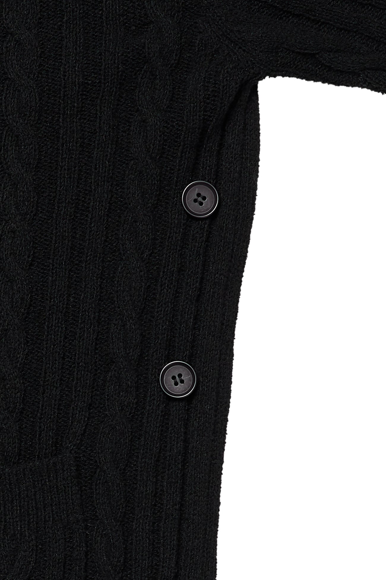 Deinet - Deinet Cable Cardigan (Black) product image 18 | TRAB K-Fashion Australia