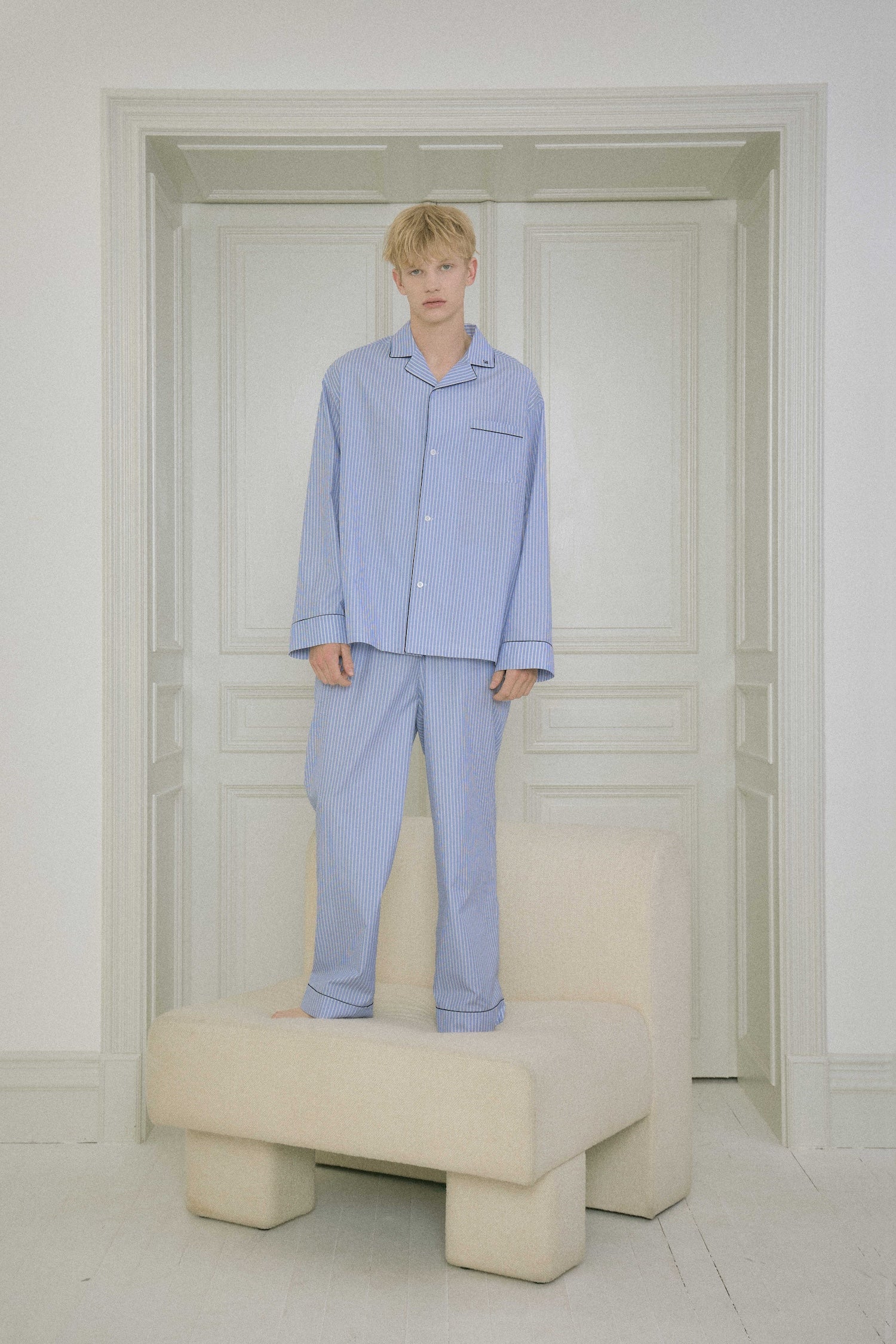 STU - Origami Pajama Shirt (Blue) product image 12 | TRAB K-Fashion Australia