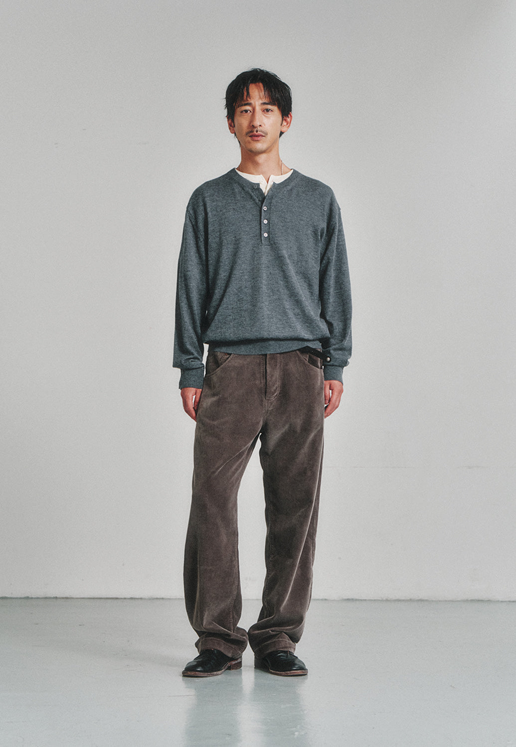 Art if acts - Liam Henley Sweater (Stone) product image 2 | TRAB K-Fashion Australia