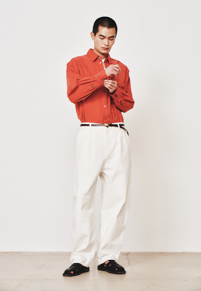 Art if acts - Garment Dyed Western Shirt (Vintage Red) product image 5 | TRAB K-Fashion Australia