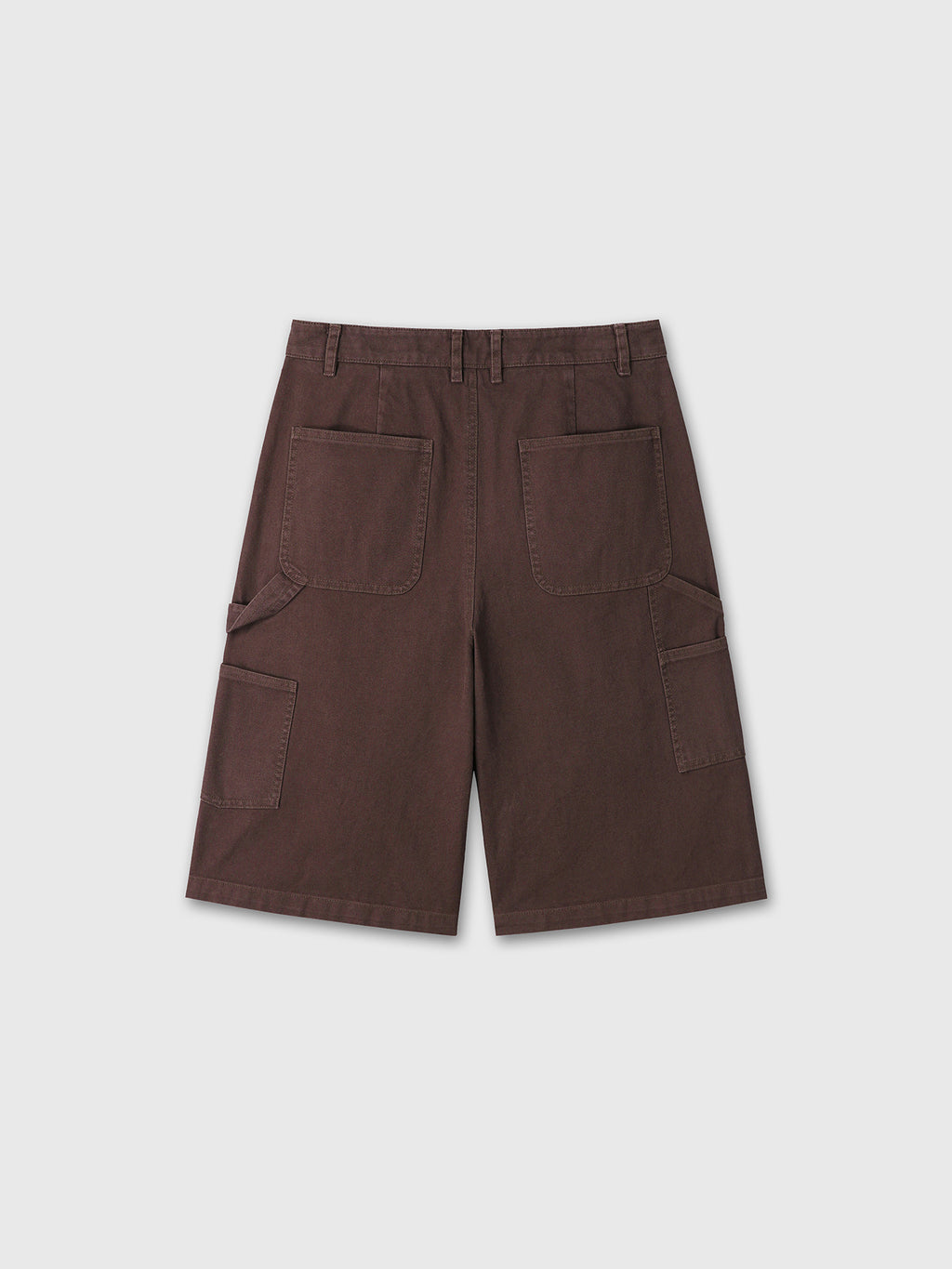Tonywack - Cotton Relaxed Utility Shorts (Burnt Marron) product image 10 | TRAB K-Fashion Australia