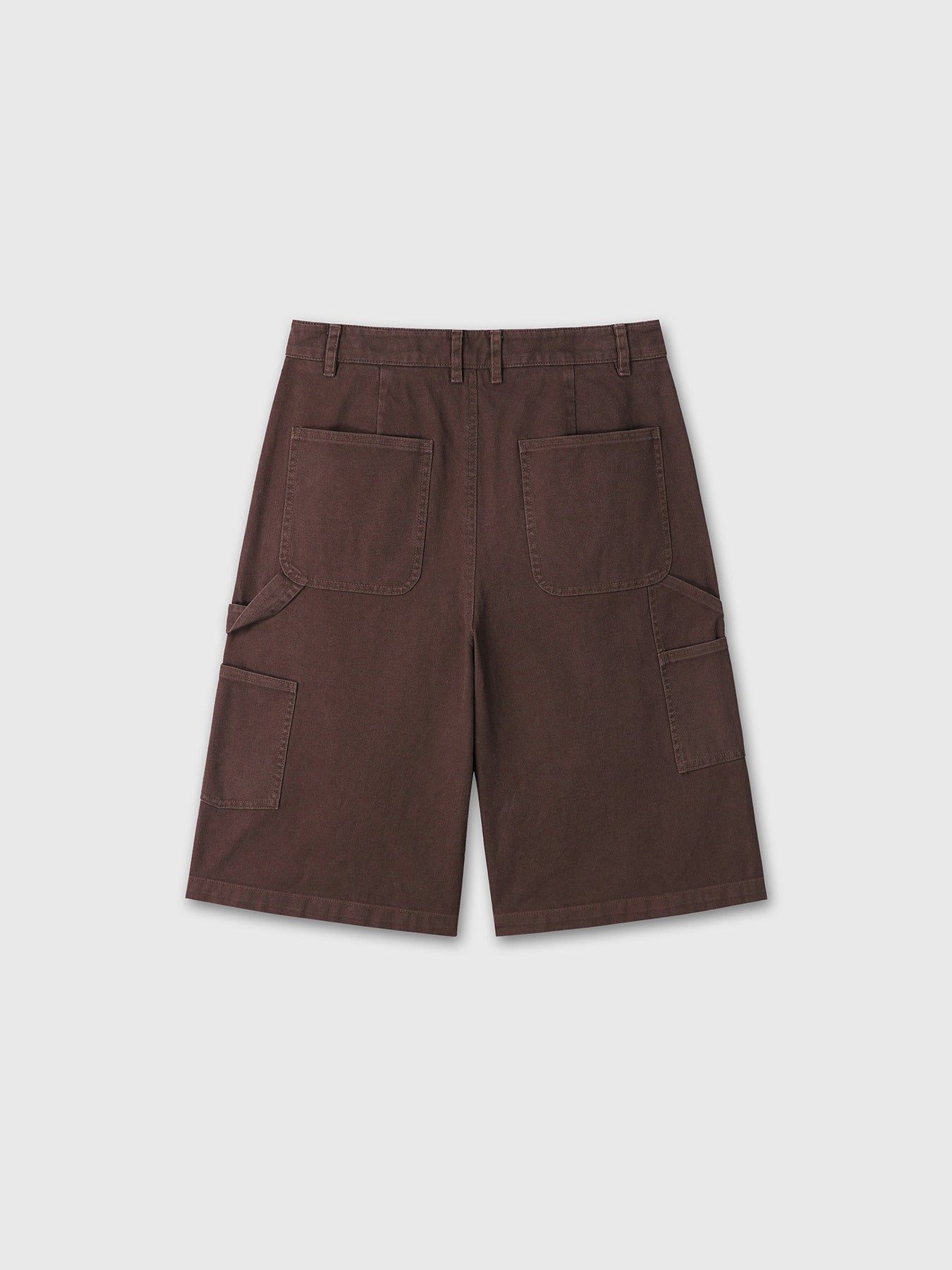 Tonywack - Cotton Relaxed Utility Shorts (Burnt Marron) product image 10 | TRAB K-Fashion Australia