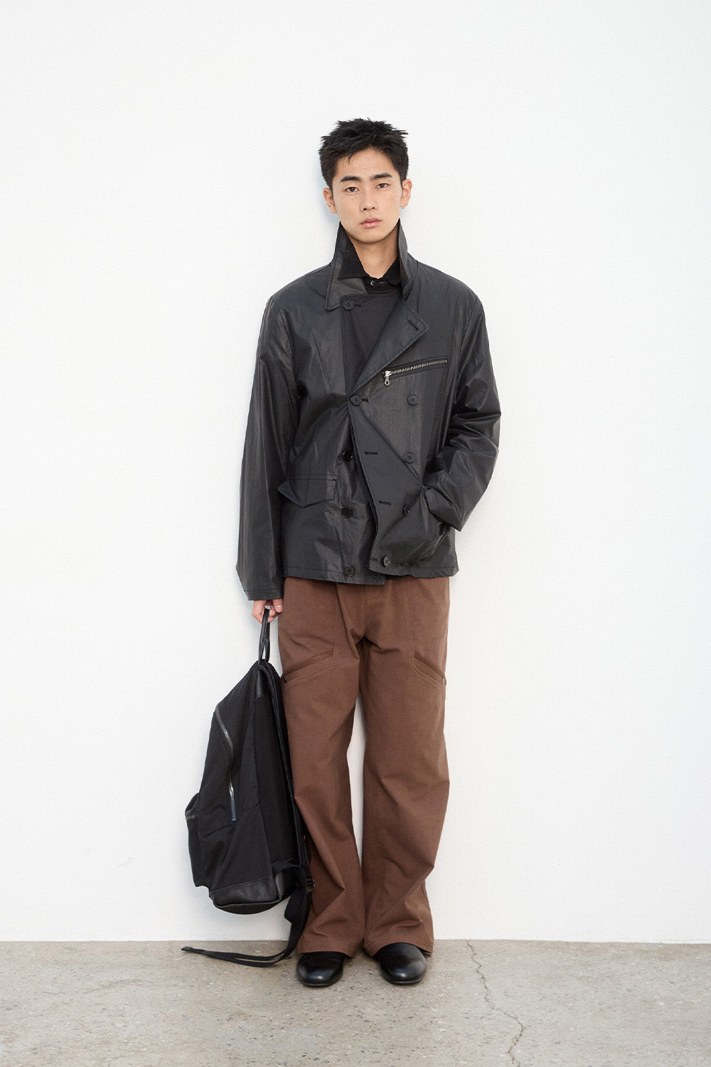 Hatchingroom - Short Double Jacket (Black) product image 7 | TRAB K-Fashion Australia