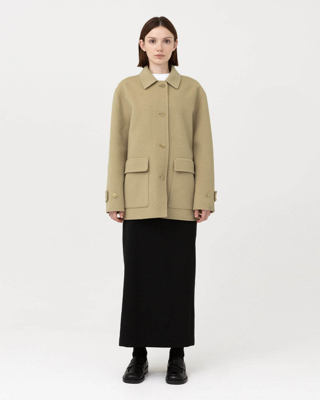 Brownyard - Handmade Half Coat (Beige) product image 1 | TRAB K-Fashion Australia