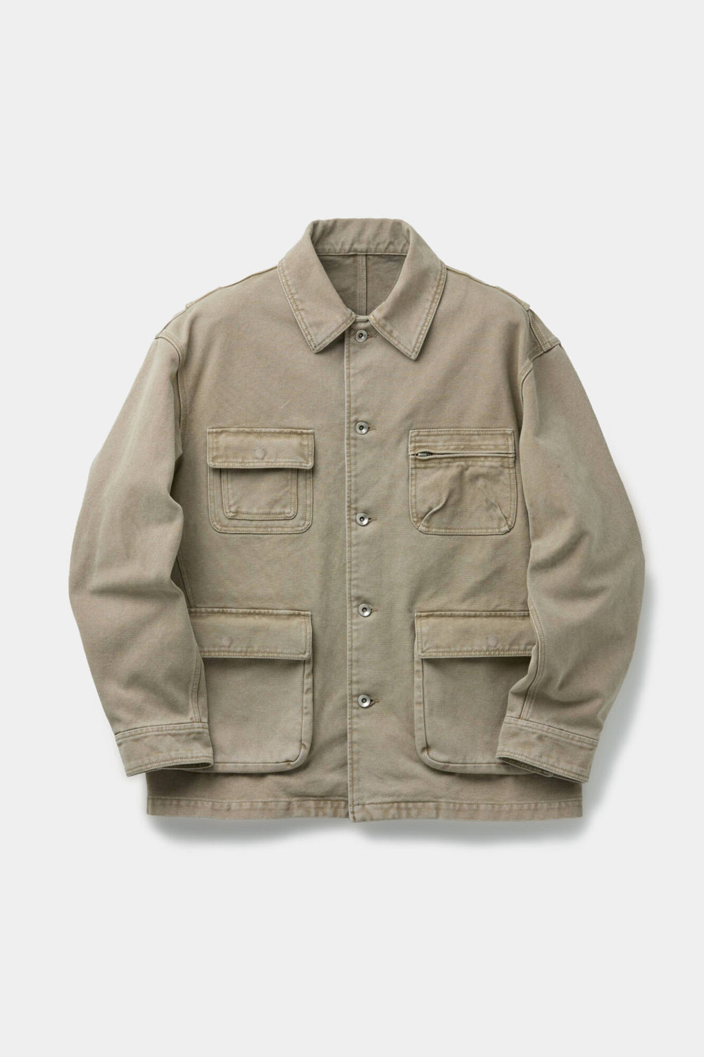 Coor - Over Dyed Coverall Jacket (Washed Beige) product image 1 | TRAB K-Fashion Australia