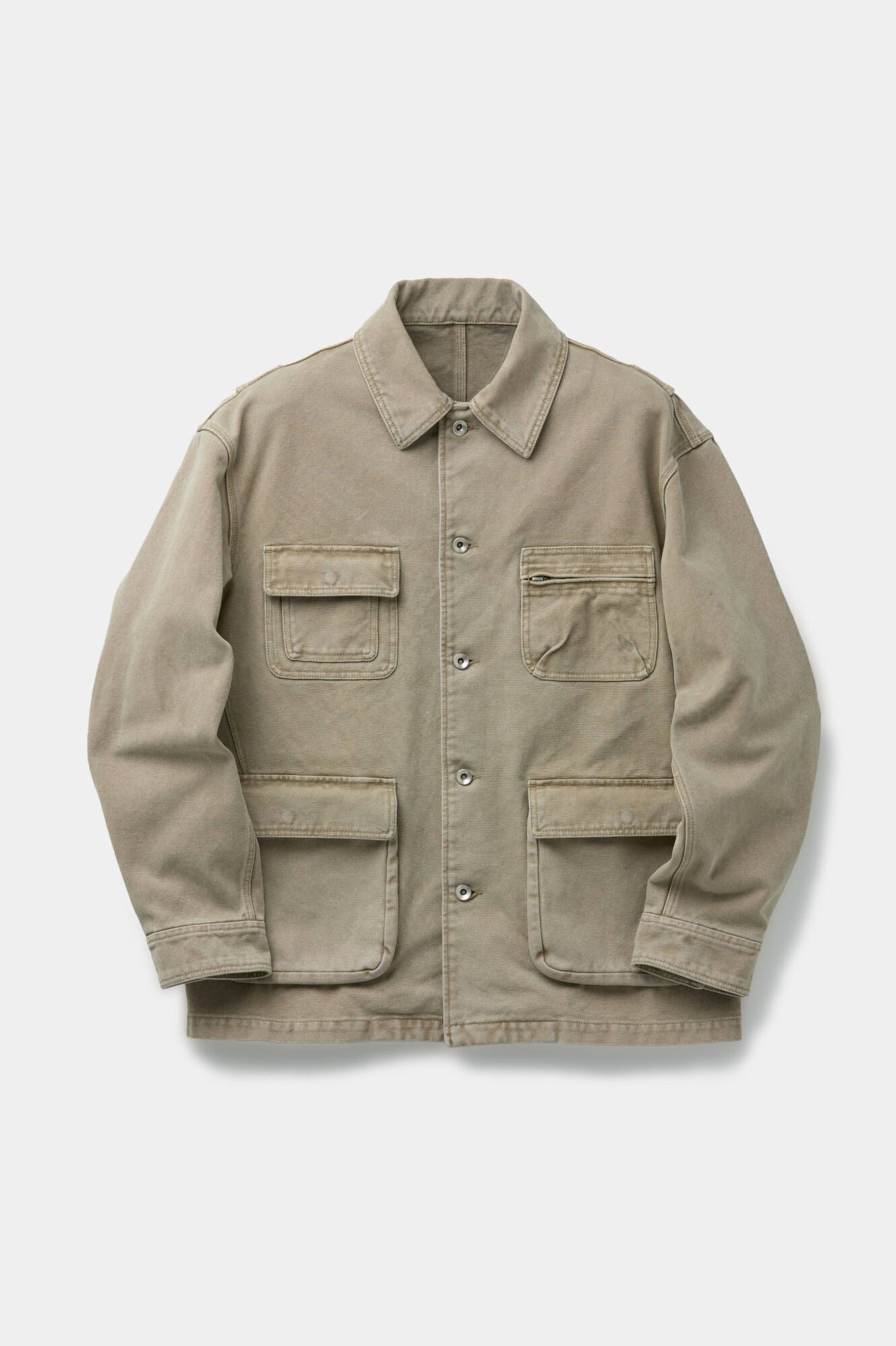 Coor - Over Dyed Coverall Jacket (Washed Beige) product image 1 | TRAB K-Fashion Australia