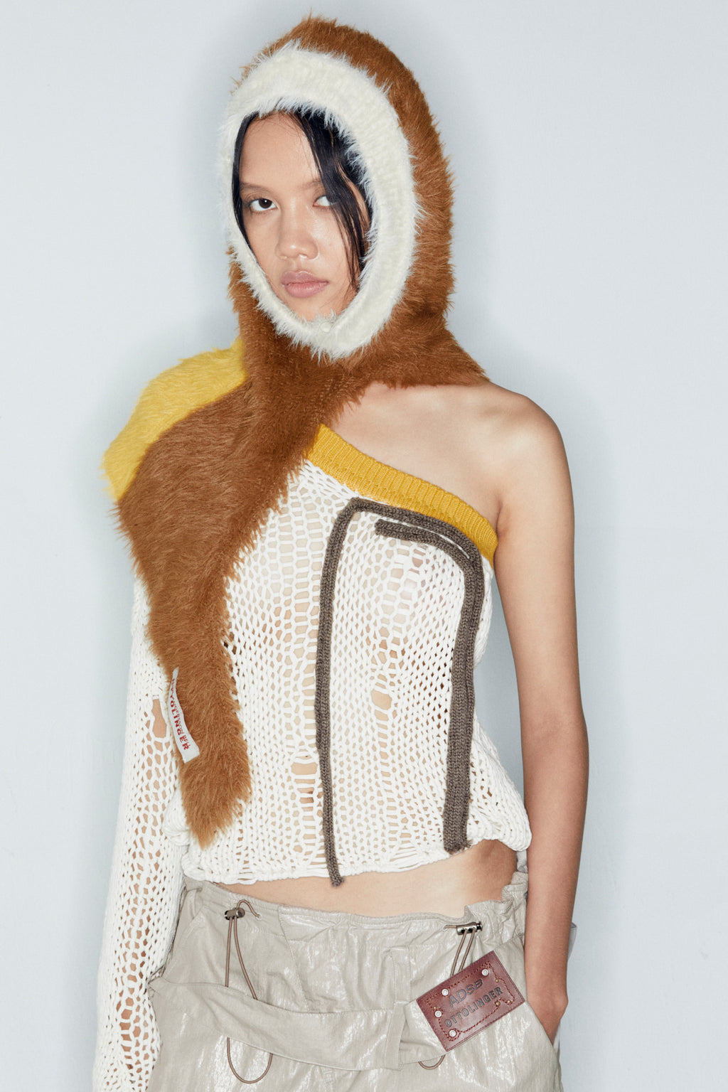 Andersson Bell - Adsb X Ottolinger Cape Balaclava (Yellow) product image 3 | TRAB K-Fashion Australia