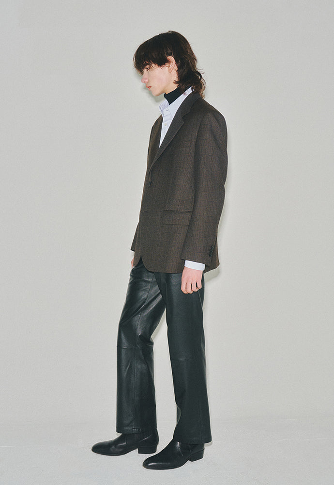 Tonywack - Signature 2-Button Blazer (Dark Brown Check) product image 2 | TRAB K-Fashion Australia