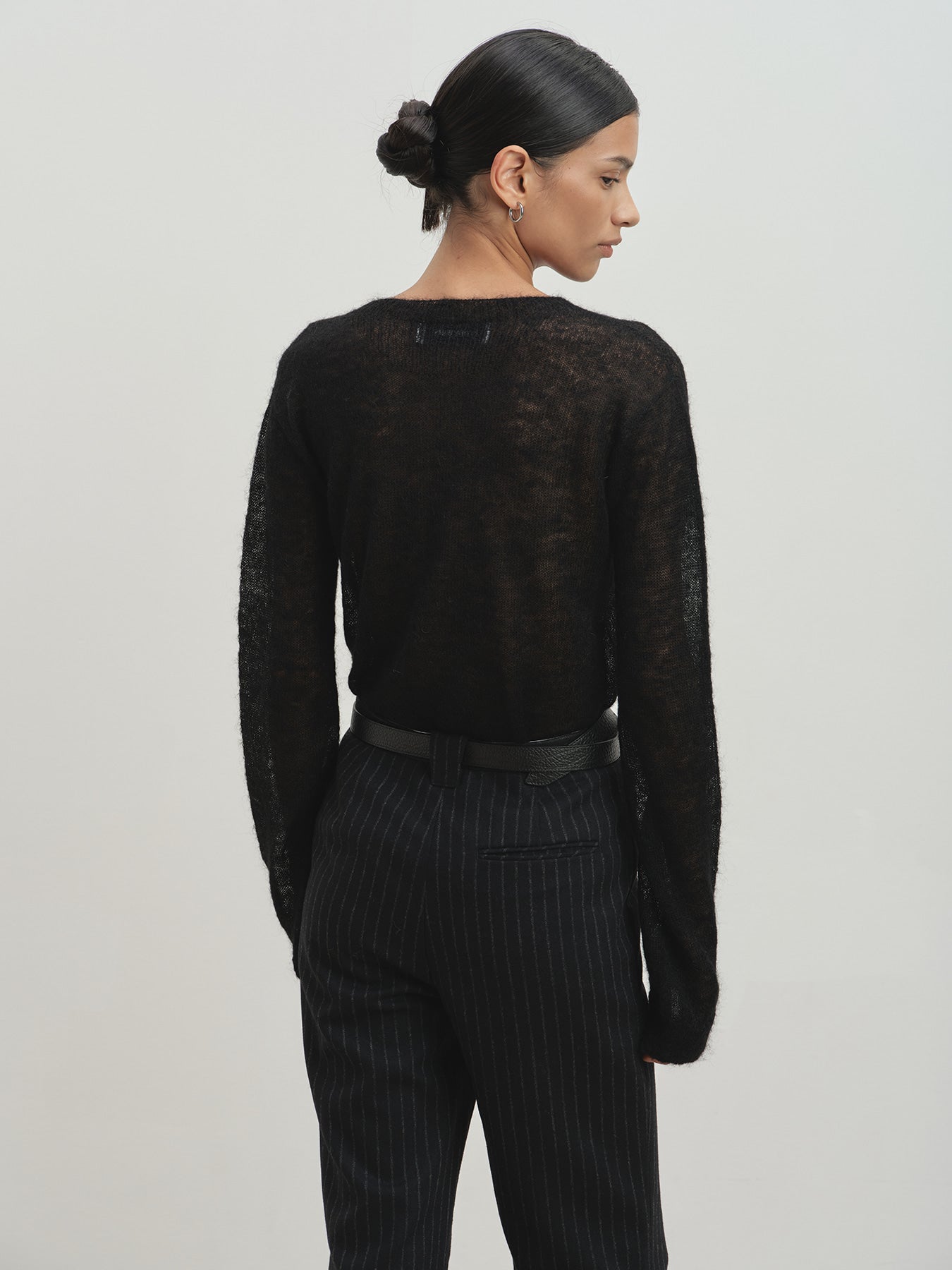 Tonywack - Light Weight Mohair Sweater (Black) product image 4 | TRAB K-Fashion Australia