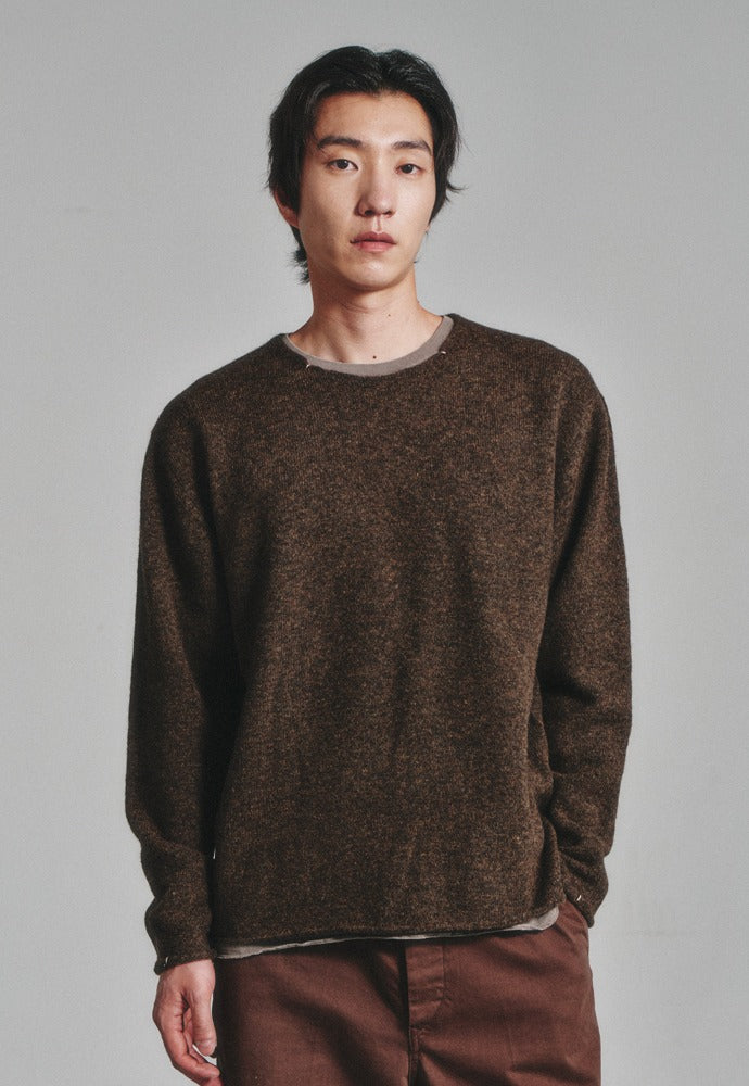 Art if acts - Cut Off Sweater (Wood) product image 1 | TRAB K-Fashion Australia
