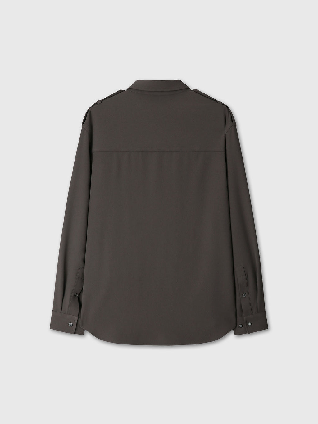 Tonywack - Draped Utility Shirt (Brown) product image 10 | TRAB K-Fashion Australia