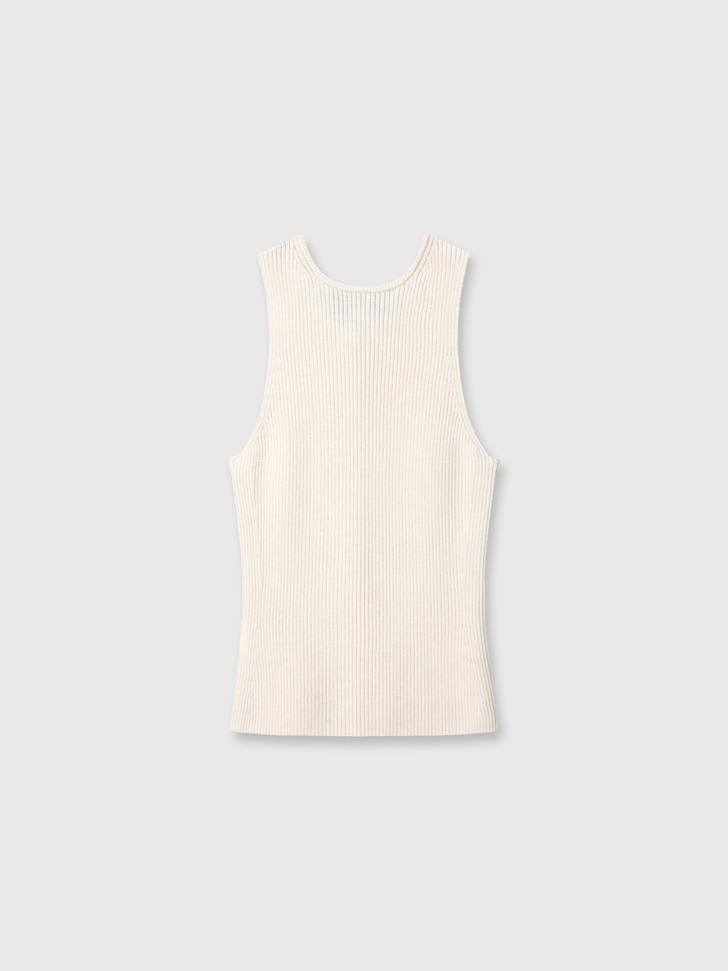 Tonywack - Button Ribbed Sleeveless Cardigan (Ivory) product image 8 | TRAB K-Fashion Australia