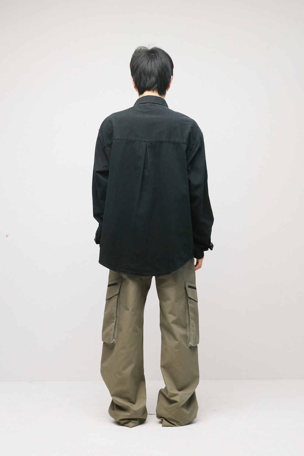 Hatchingroom - Over Denim Shirt (Jet Black) product image 5 | TRAB K-Fashion Australia