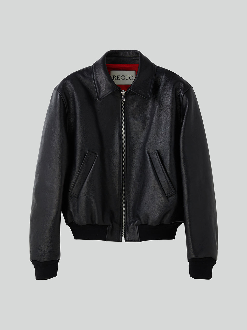 Recto - Ben Goat Leather Jumper (Black) product image 2 | TRAB K-Fashion Australia