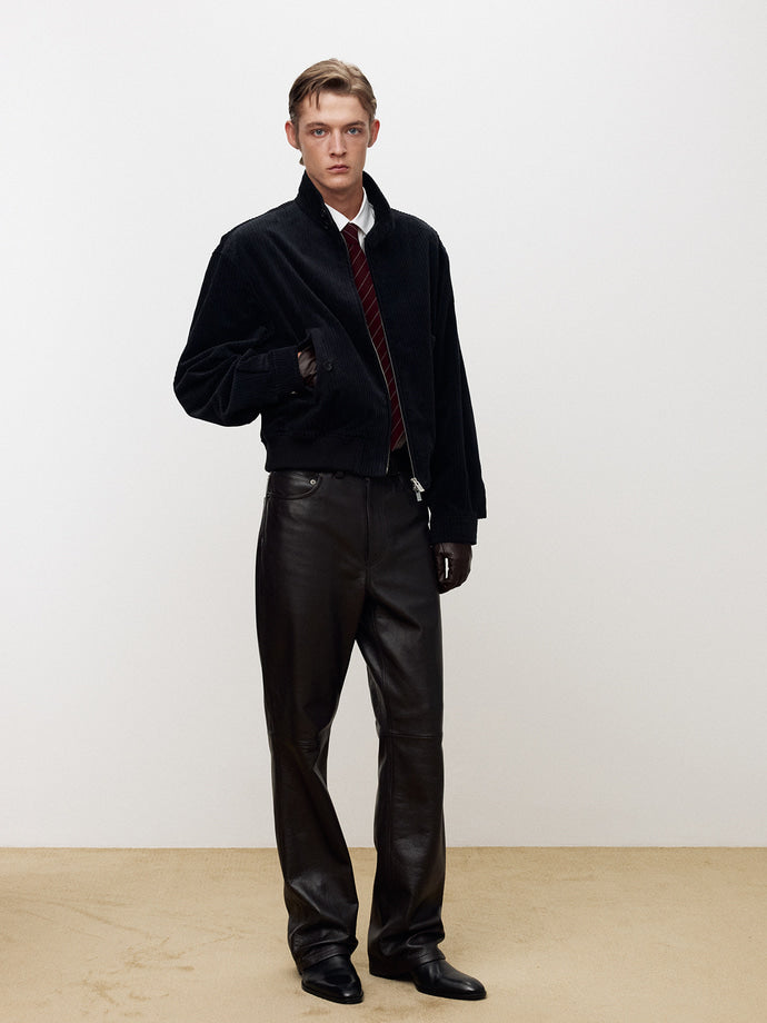 Tonywack - Italian Corduroy Harrington Jacket (Navy) product image 4 | TRAB K-Fashion Australia