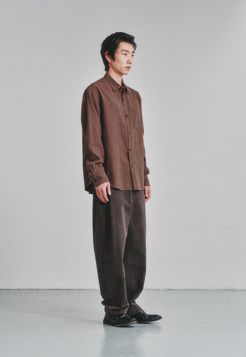 Art if acts - Washed Linen Shirt (Wood) product image 2 | TRAB K-Fashion Australia