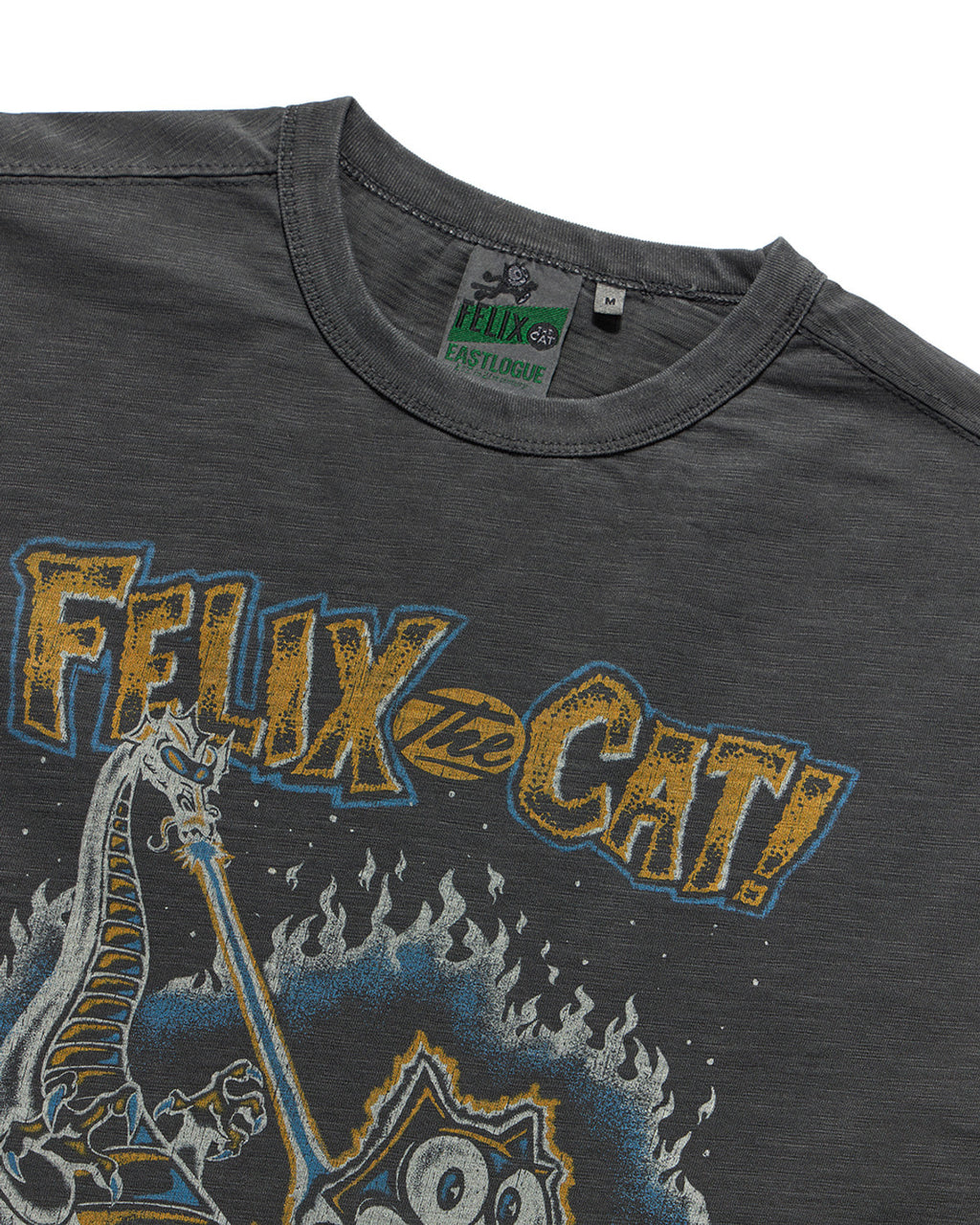 Eastlogue - Felix Vtg Dyed Comics T-shirts (Pigment Charcoal) product image 3 | TRAB K-Fashion Australia
