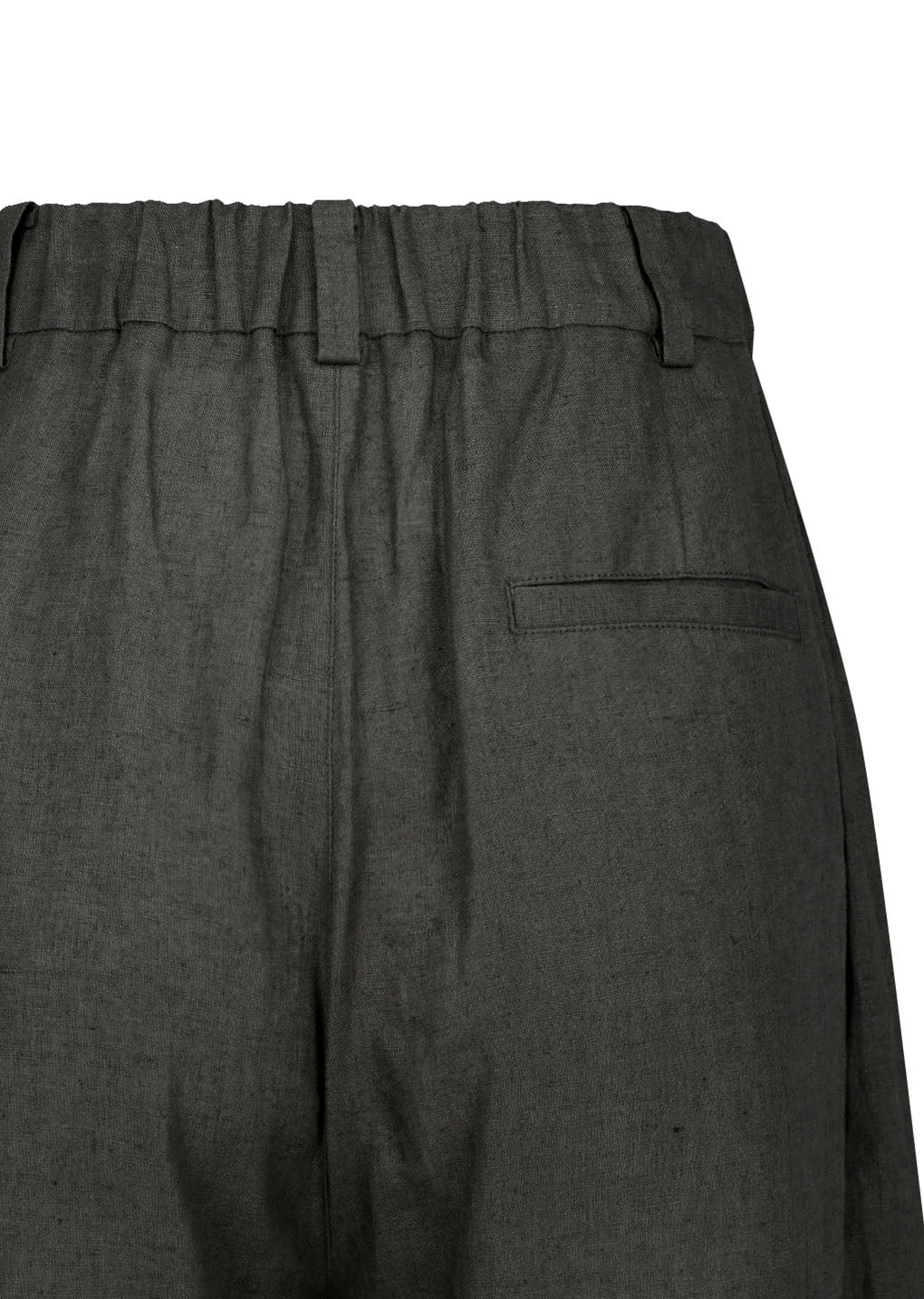 Amomento - Linen Two Tuck Wide Pants (Khaki Grey) product image 11 | TRAB K-Fashion Australia