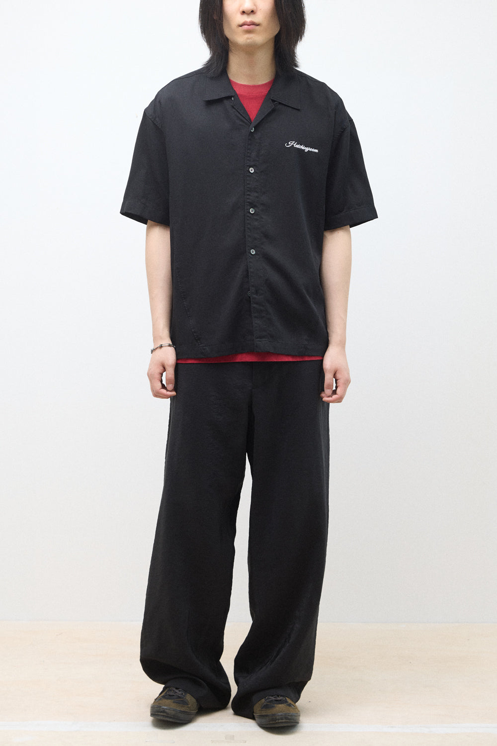 Hatchingroom - Camp Collar Shirt Tencel (Black) product image 7 | TRAB K-Fashion Australia