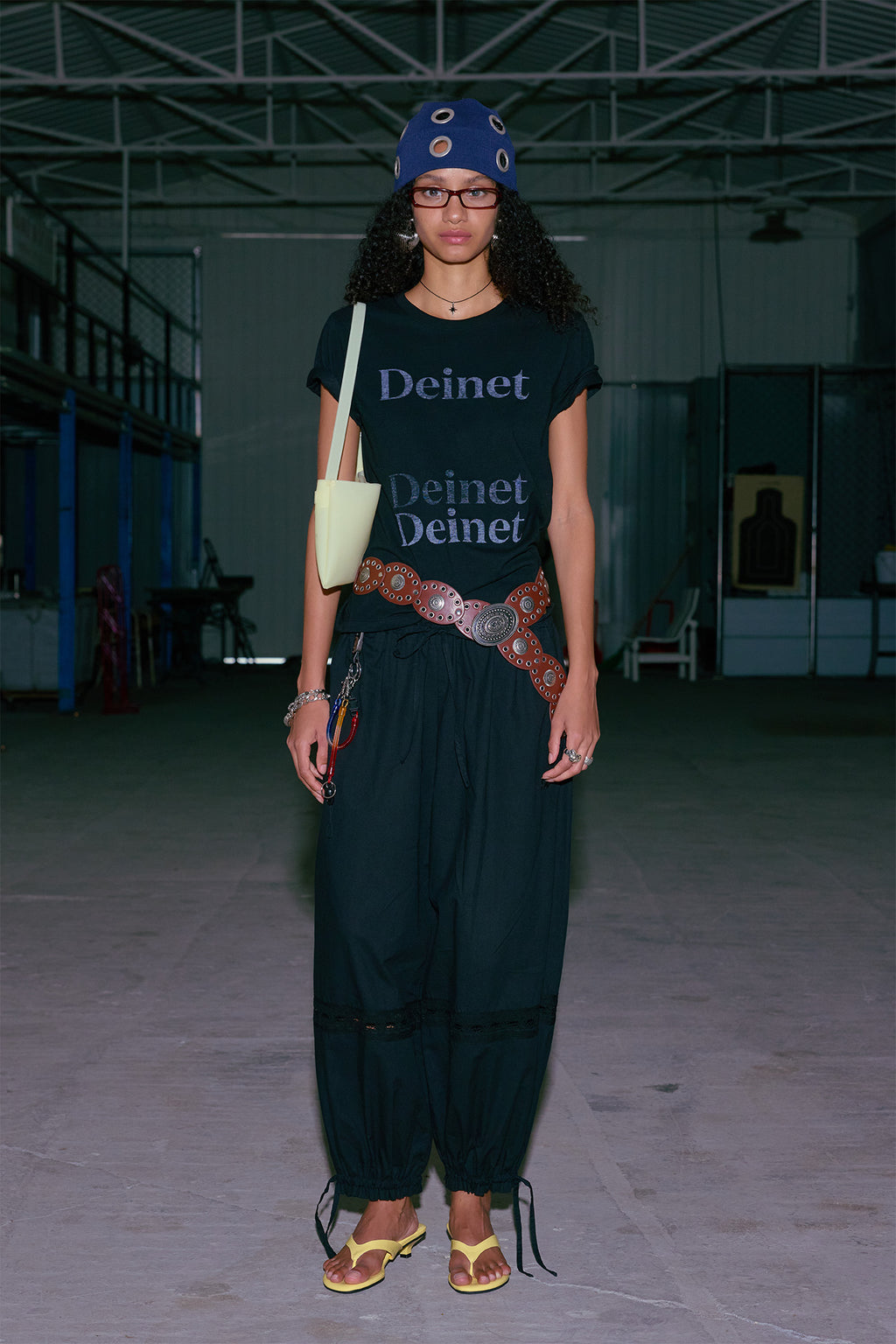 Deinet - Lace Detailed Balloon Pants (Black) product image 1 | TRAB K-Fashion Australia
