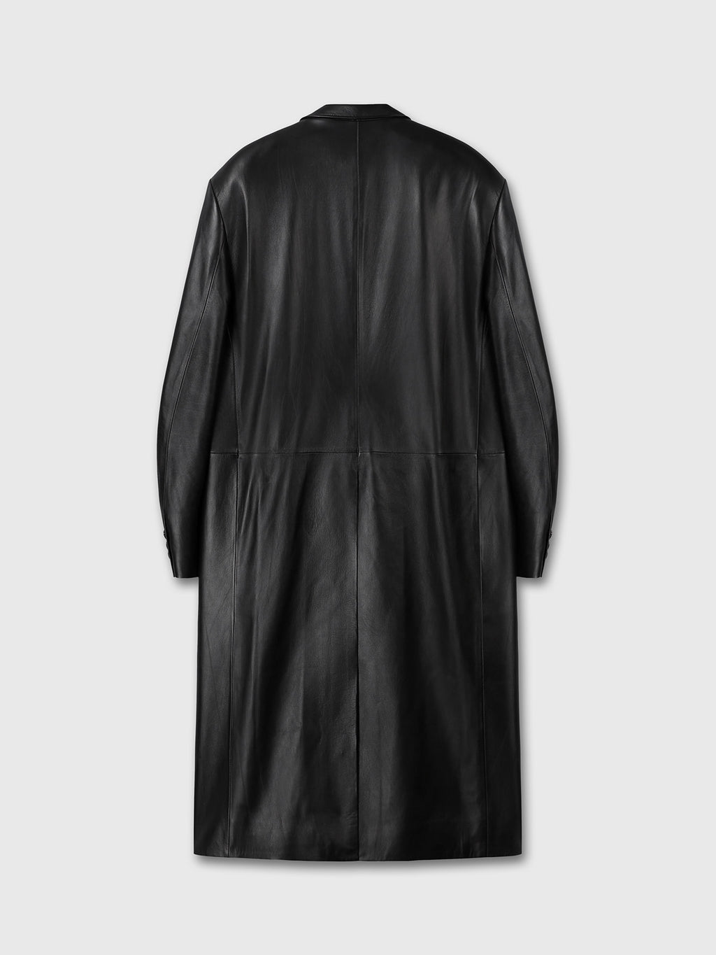 Tonywack - Nappa Leather Double-Breasted Coat (Black) product image 12 | TRAB K-Fashion Australia