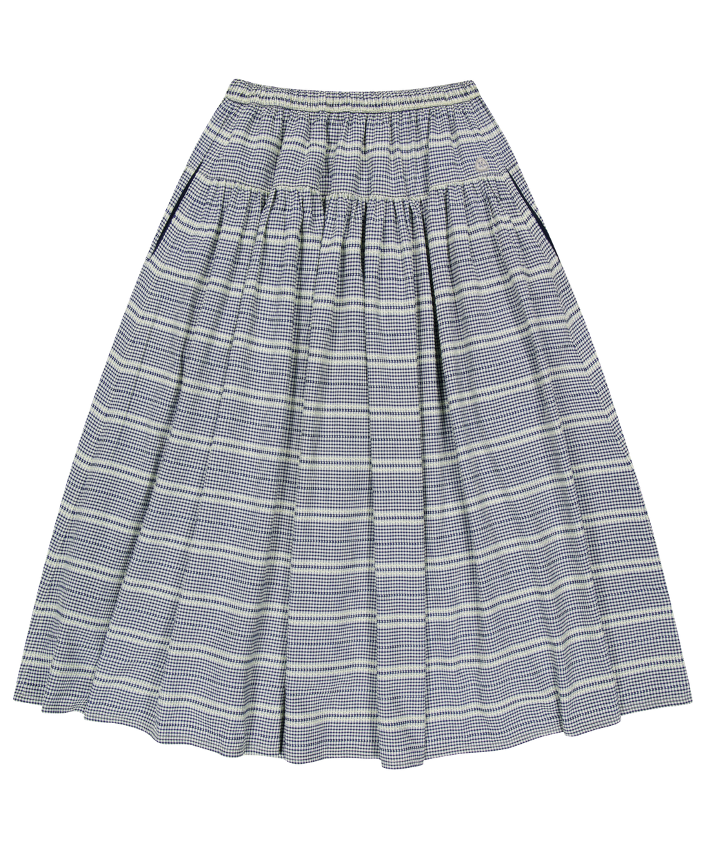 Coyseio - Wide Shirring Skirt (Navy) product image 1 | TRAB K-Fashion Australia