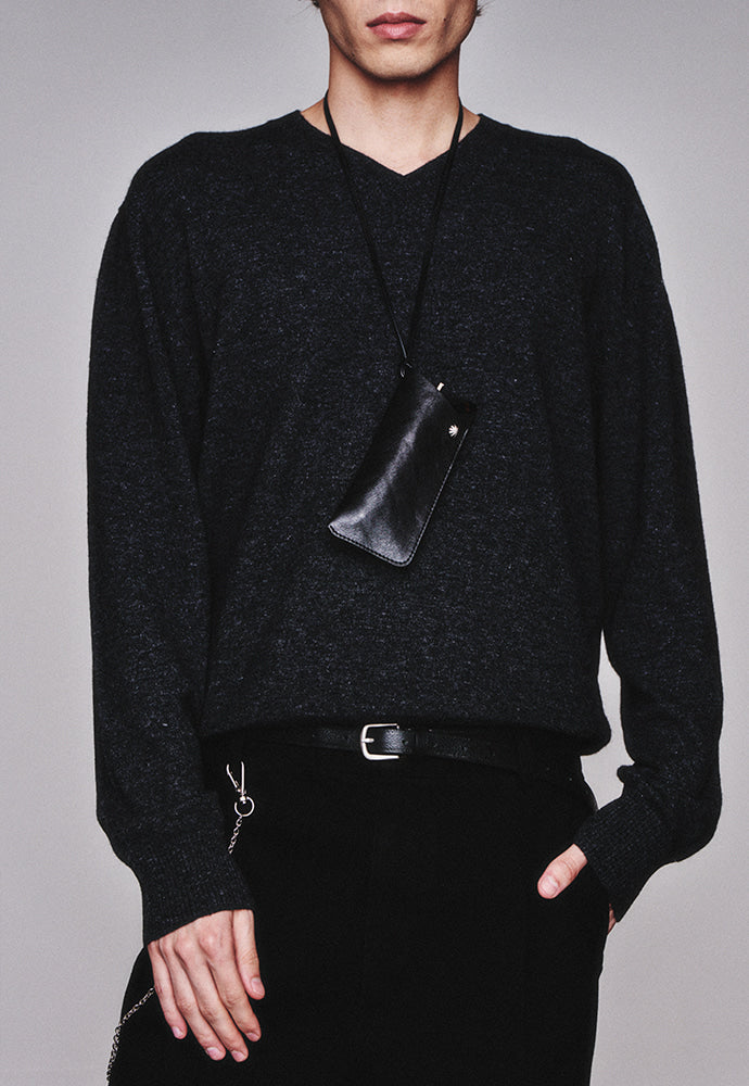 Art if acts - Cashmere V-Neck Knit (Anchor) product image 5 | TRAB K-Fashion Australia