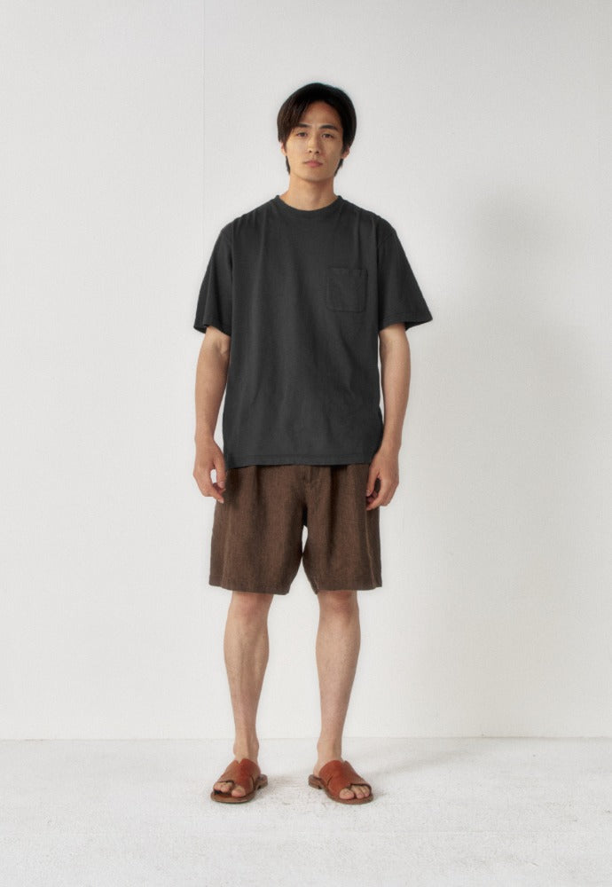 Art if acts - Garment Dyed Slub Pocket T-Shirt (Black) product image 1 | TRAB K-Fashion Australia