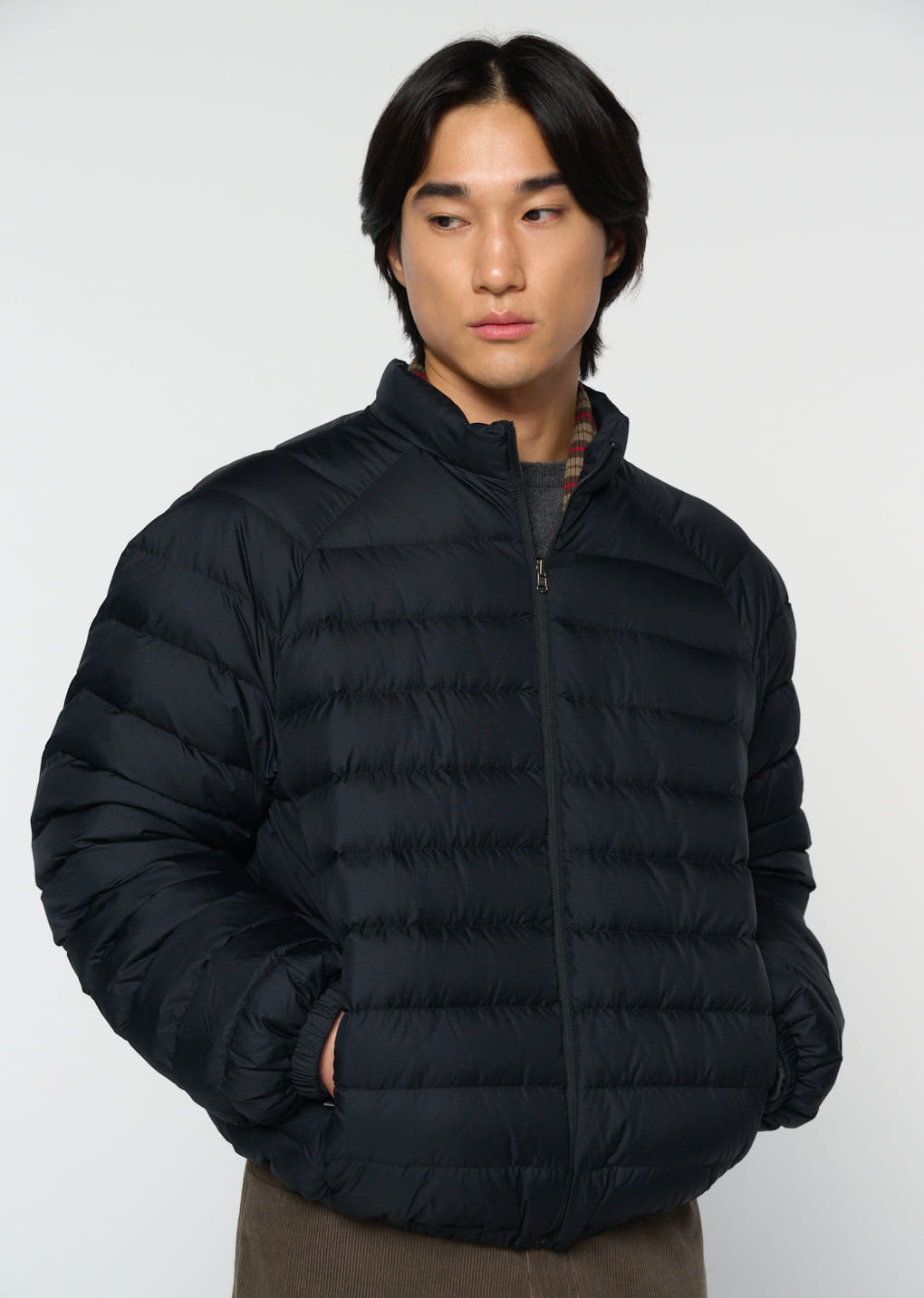 Amomento - goose down reversible jumper (Black) product image 9 | TRAB K-Fashion Australia