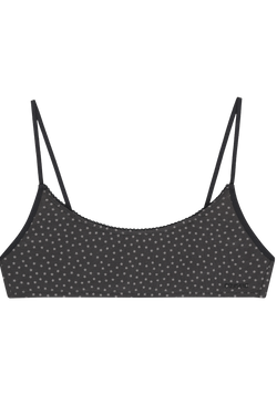 Coyseio - Star Soft Bralette (Charcoal) product image 1 | TRAB K-Fashion Australia