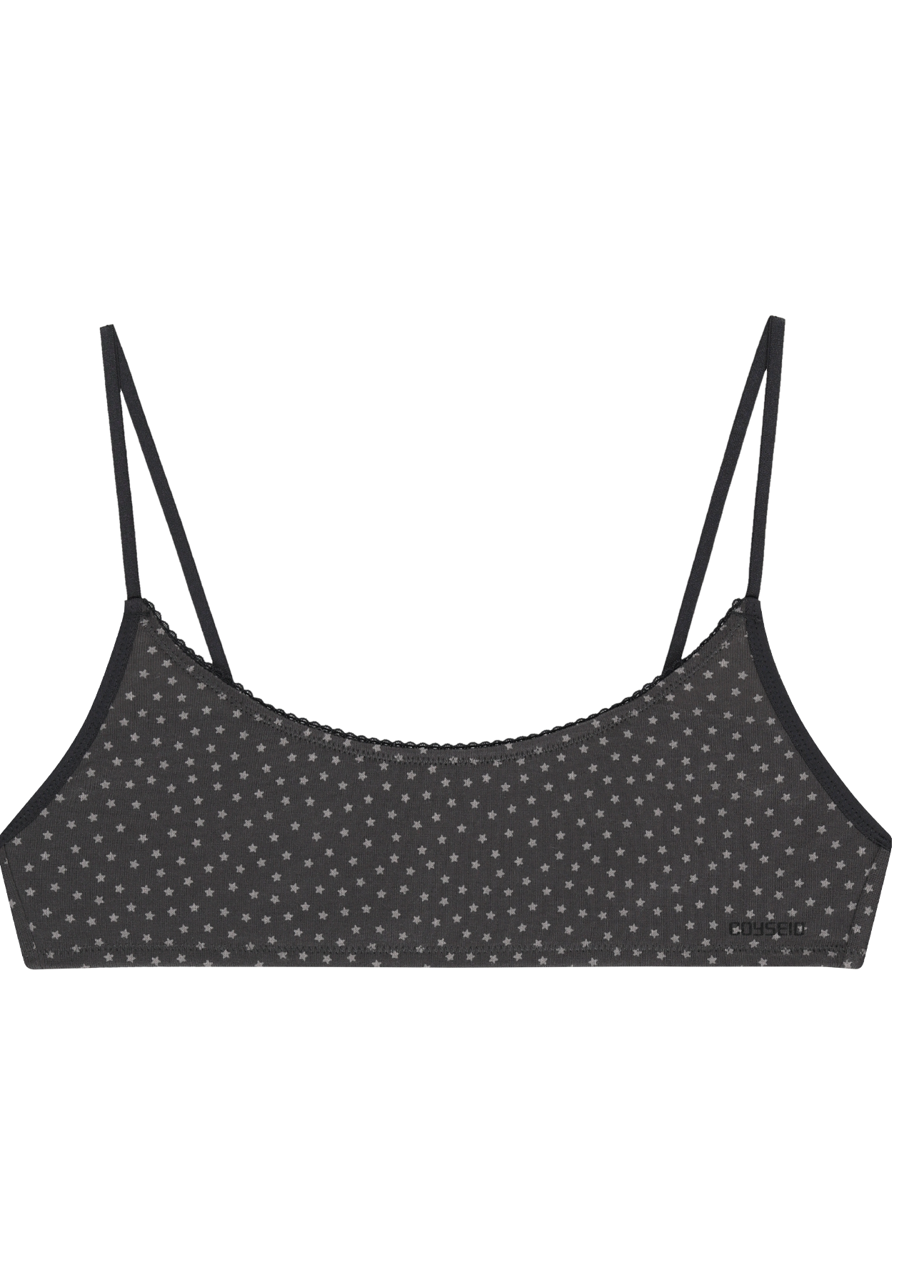 Coyseio - Star Soft Bralette (Charcoal) product image 2 | TRAB K-Fashion Australia