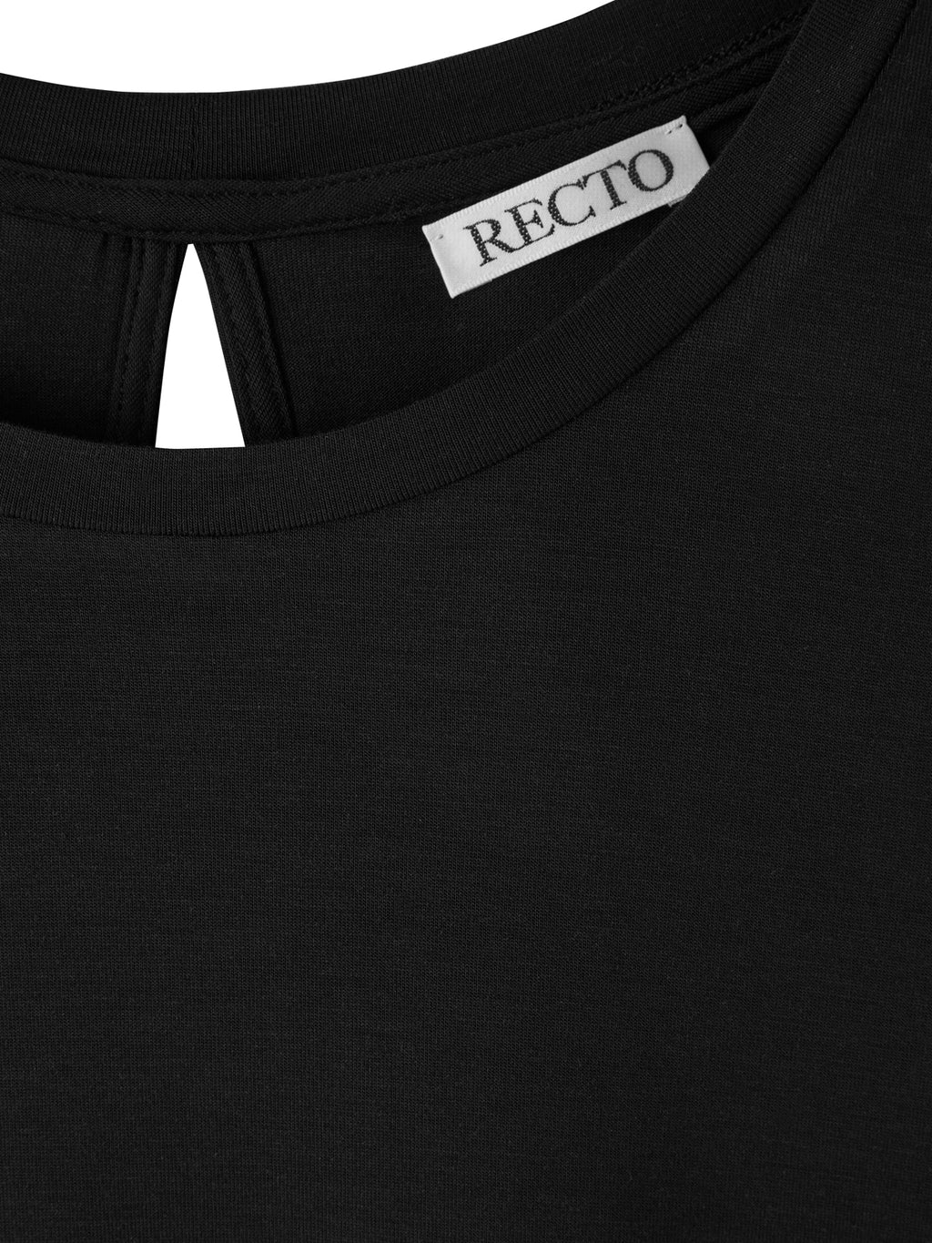 Recto - Open Back Jersey Long Top (Black) product image 6 | TRAB K-Fashion Australia