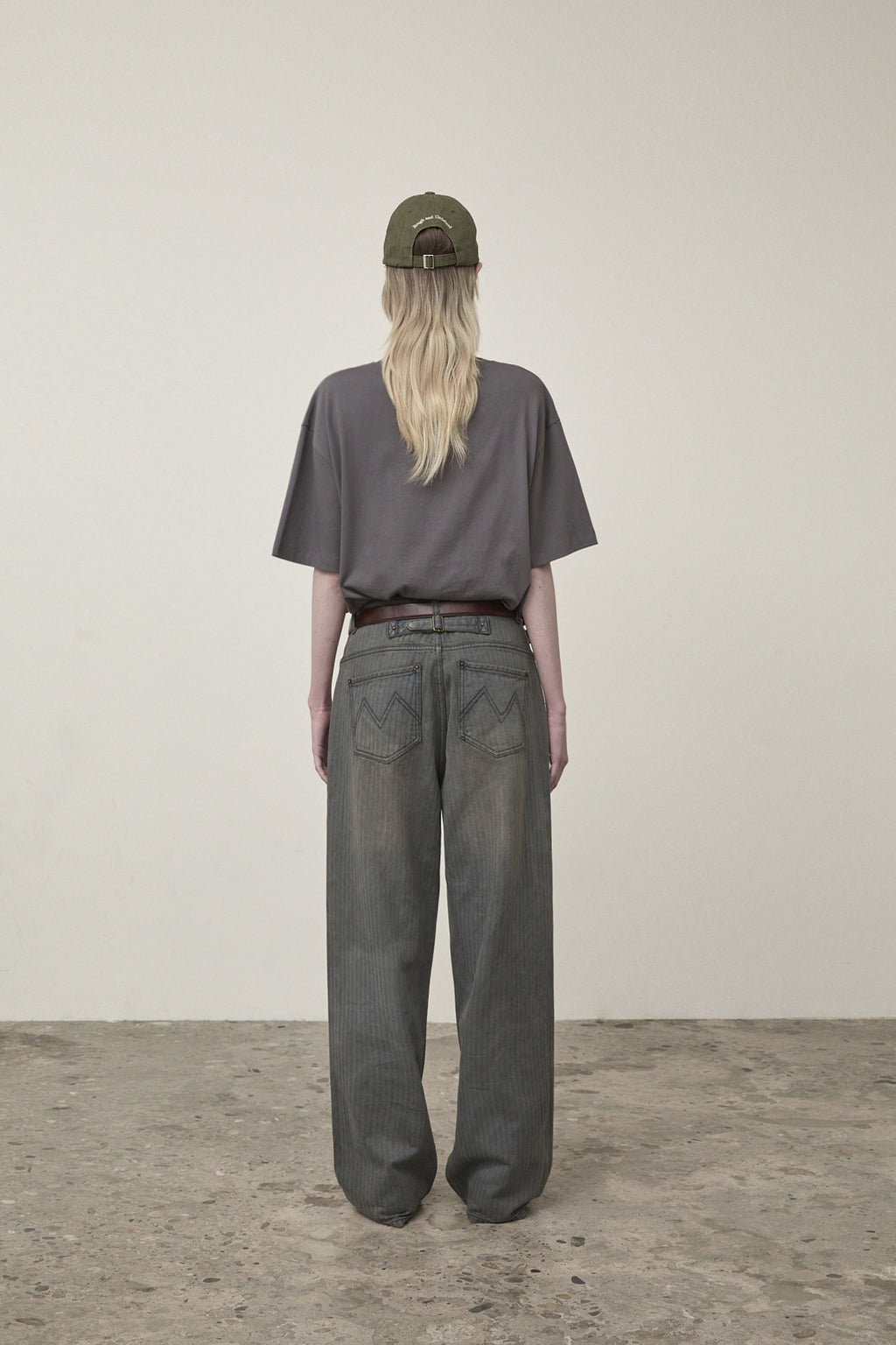 Matin Kim - Vintage Logo Graphic Top (Charcoal) product image 7 | TRAB K-Fashion Australia