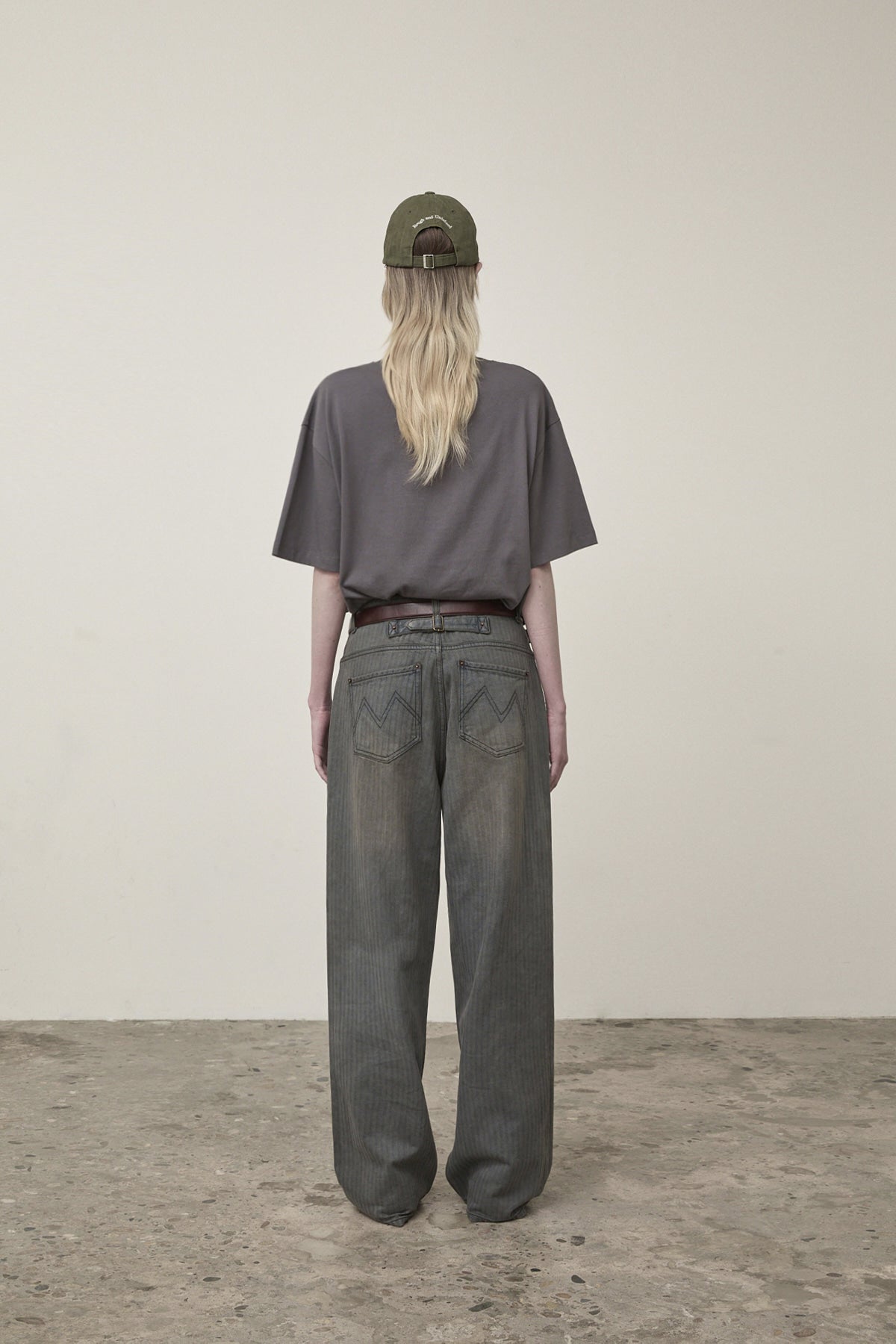 Matin Kim - Vintage Logo Graphic Top (Charcoal) product image 7 | TRAB K-Fashion Australia