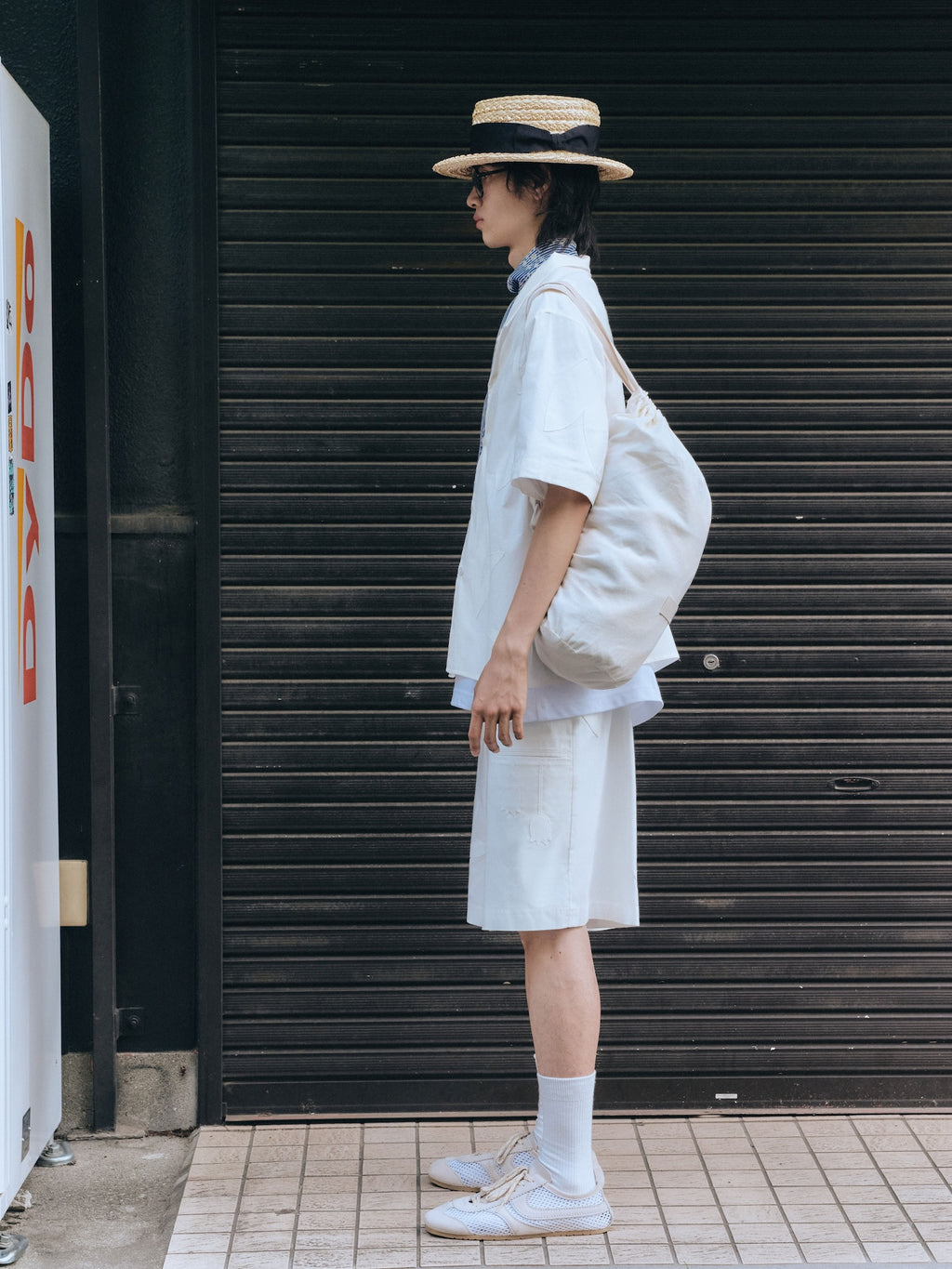 Stu - Garden Patch Shirt (Cream) product image 3 | TRAB K-Fashion Australia