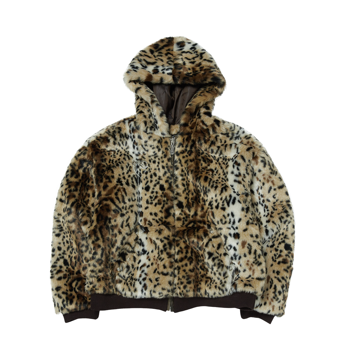 Thug Club - TC Leopard Fur Jacket (Yellow/Black) product image 1 | TRAB K-Fashion Australia