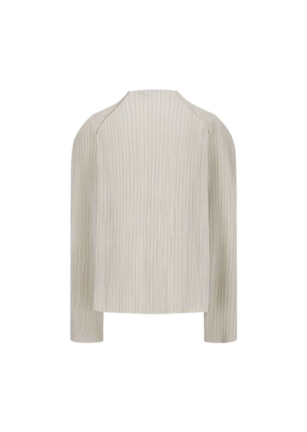 Amomento - [Pre-Order] Pleats Zip Up Jumper (Beige) product image 6 | TRAB K-Fashion Australia
