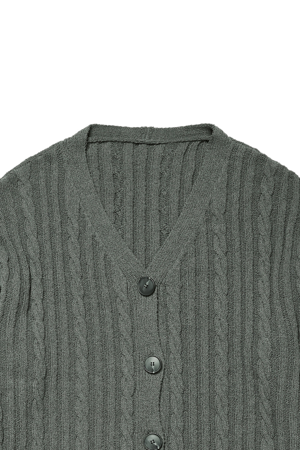 Deinet - Deinet Cable Cardigan (Charcoal) product image 17 | TRAB K-Fashion Australia