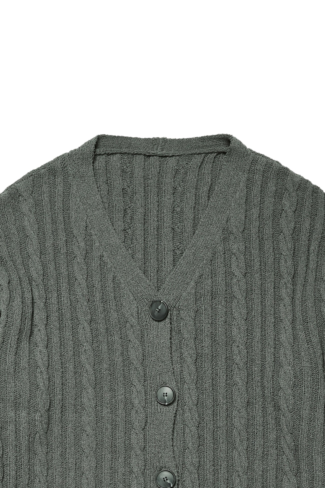 Deinet - Deinet Cable Cardigan (Charcoal) product image 17 | TRAB K-Fashion Australia