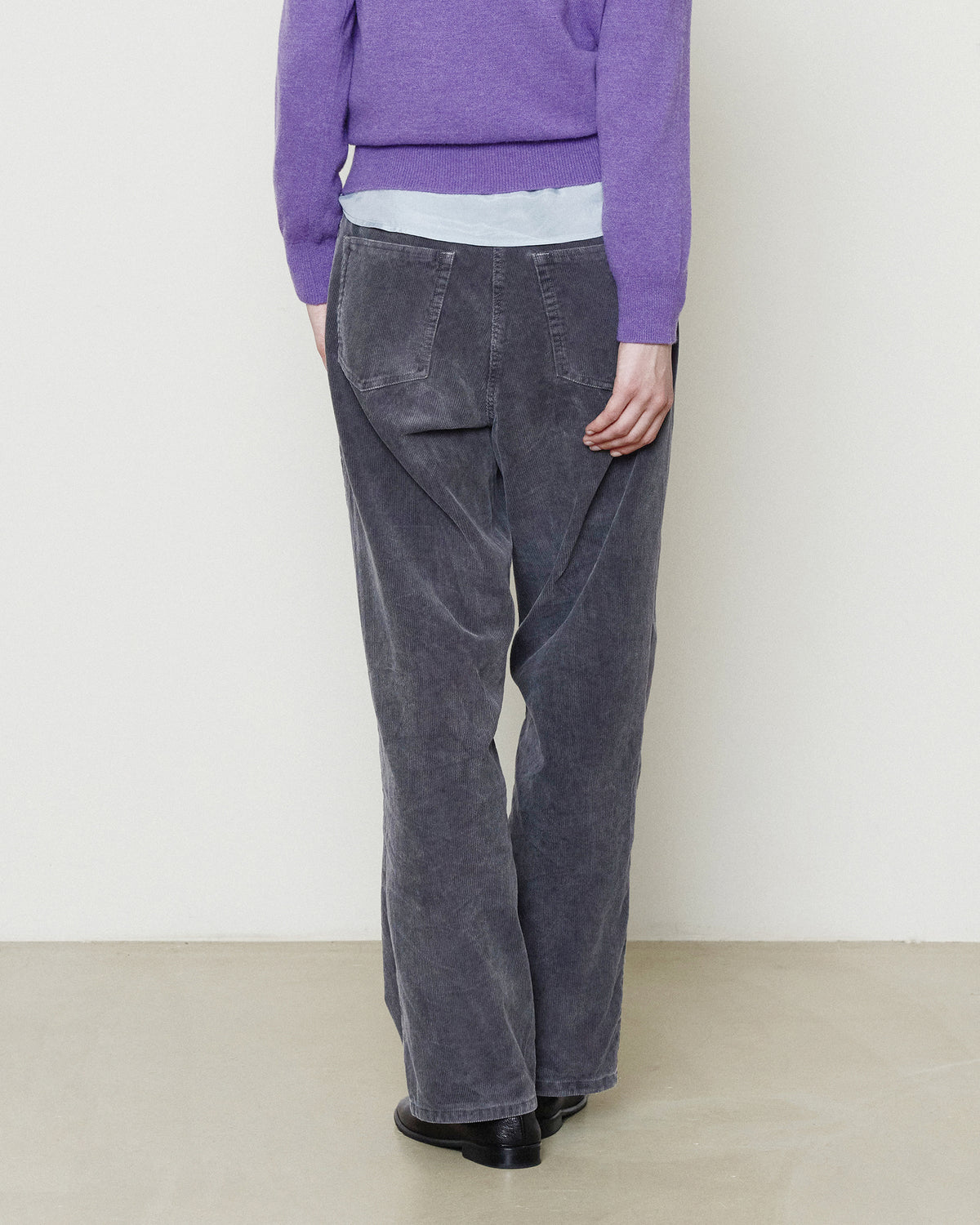 Brownyard - Garment Dyed Corduroy Pants (Navy) product image 3 | TRAB K-Fashion Australia