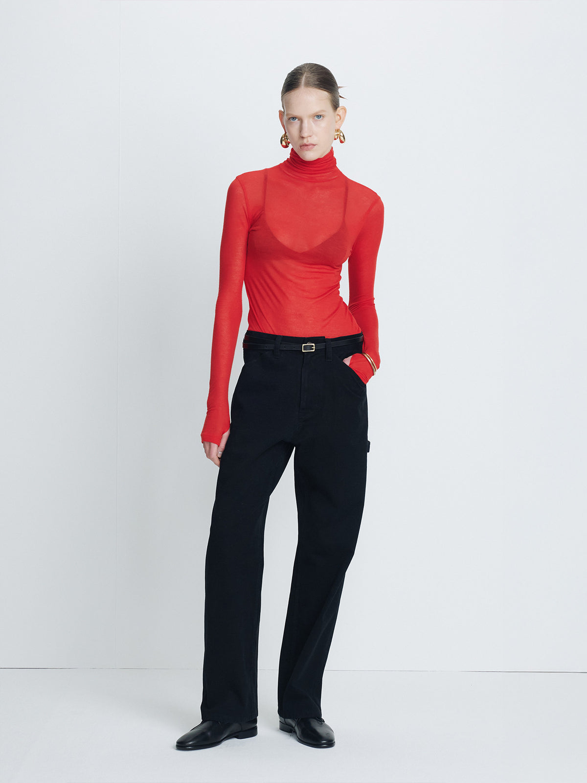 Tonywack - Brushed Cotton Painter Pants (Black) product image 1 | TRAB K-Fashion Australia