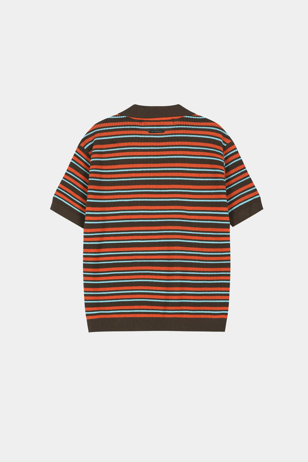 Andersson Bell - Stripe Layered Polo Sweater (Brown/Orange) product image 11 | TRAB K-Fashion Australia