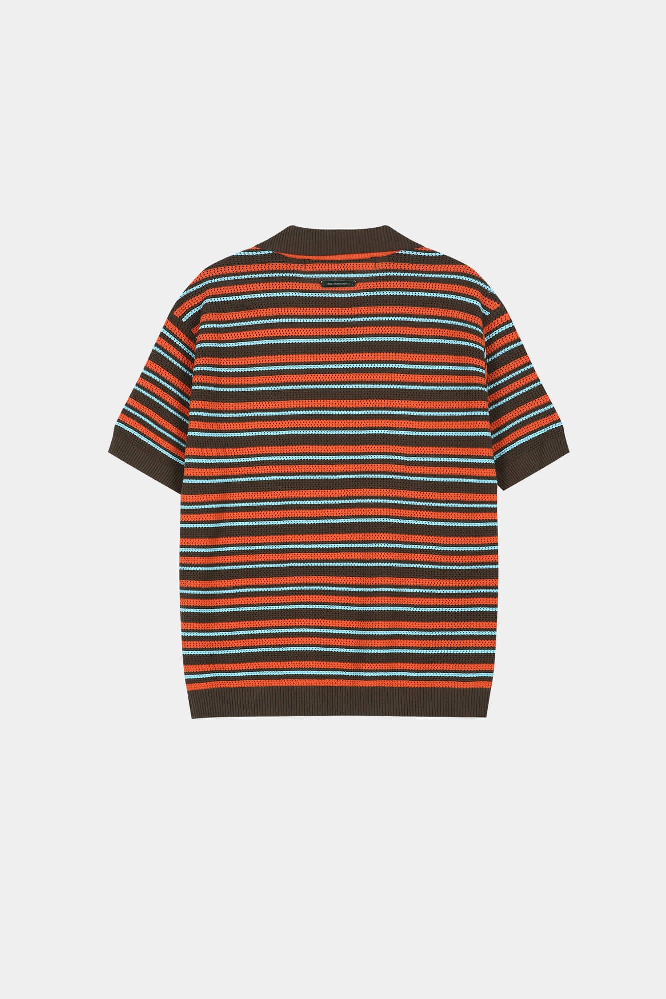 Andersson Bell - Stripe Layered Polo Sweater (Brown/Orange) product image 11 | TRAB K-Fashion Australia