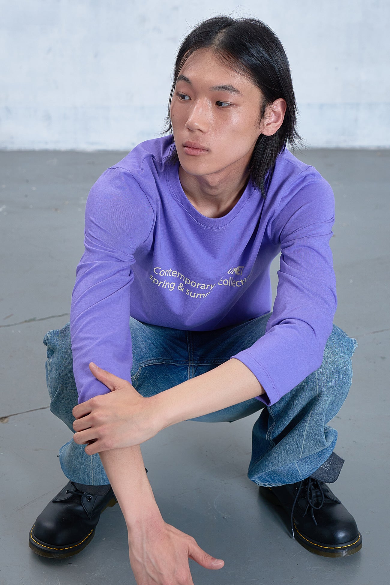 Deinet - Contemporary Long Sleeve (Light Purple) product image 6 | TRAB K-Fashion Australia